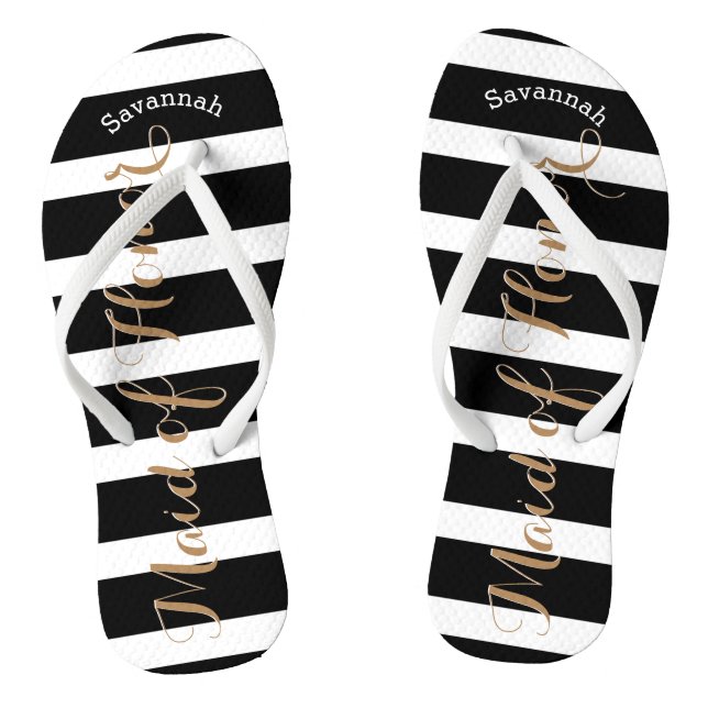 Personalisierte Trauzeugin oder Farbe Flip Flops (Fußbett)