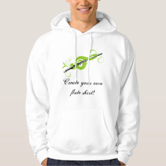 Personalisierte Treble Clef & Flute Hoodie