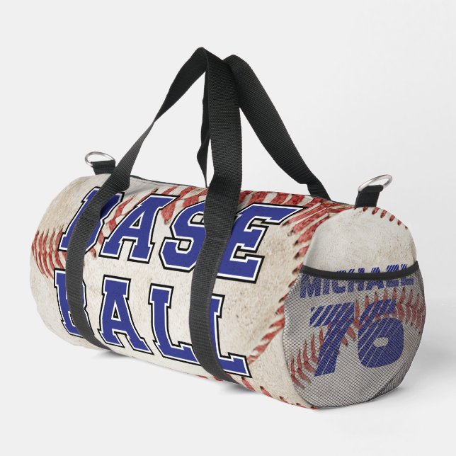 Personalisierte trendy Baseball-Team-Illustration Duffle Bag (Rechte Ecke)