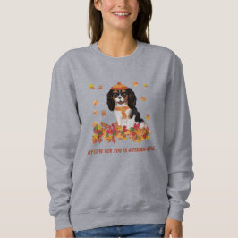Personalisierte Tri farbige Cavalier    SpanielSwe Sweatshirt