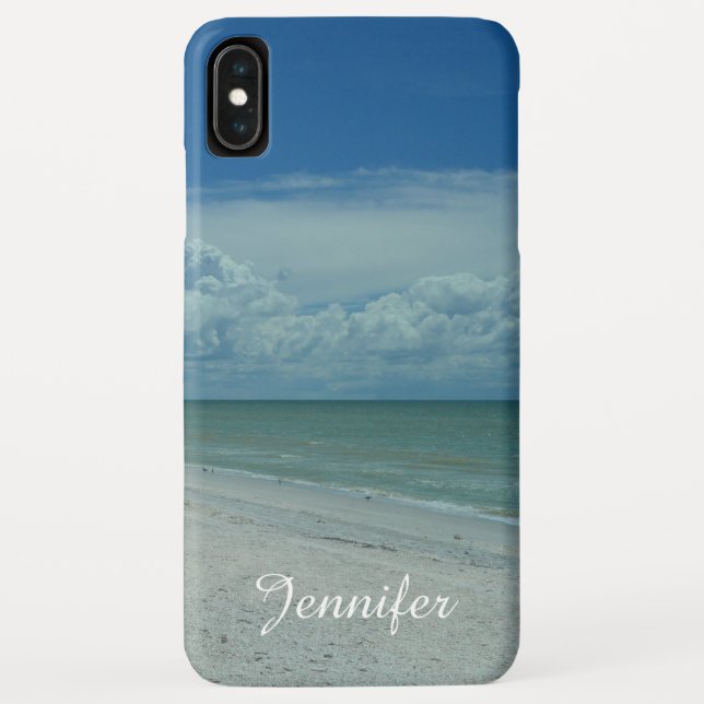Personalisierte Tropeninsel Schöner Strand von Aqu Case-Mate iPhone Hülle (Rückseite)