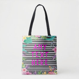 Personalisierte Tropical Shopping Tote Bag