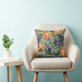 Personalisierte tropische Blumenblätter Kissen