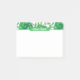 Personalisierte tropische Umrandung Post-it Klebezettel