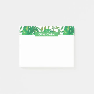 Personalisierte tropische Umrandung Post-it Klebezettel