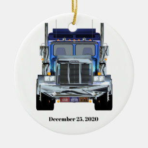 Personalisierte Trucker-Ornament Keramik Ornament