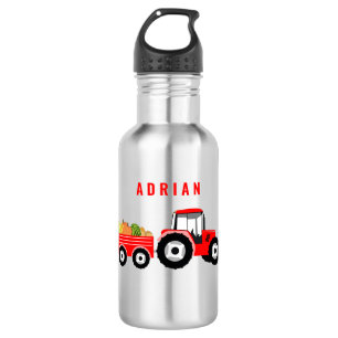 Personalisierte Truckzüchterschule Edelstahlflasche