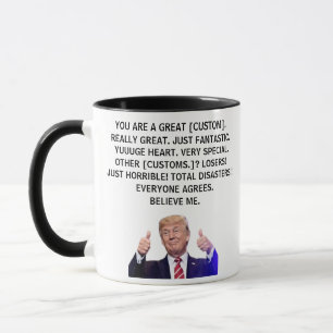 Personalisierte Trump-Tasse für Mama Vater Onkel S Tasse
