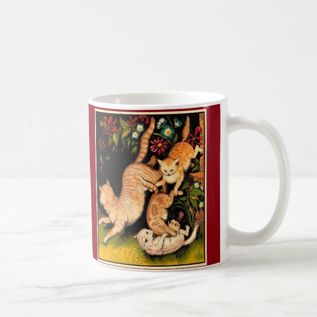 Personalisierte TS Eliot-Katzen-Tasse Kaffeetasse (Rechts)