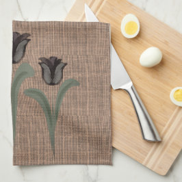 Personalisierte Tulips Geschirrtuch