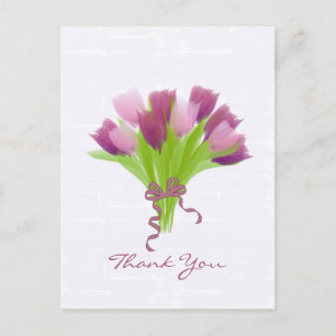 Personalisierte Tulips Postkarte