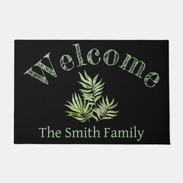 Personalisierte Tür Fußmatte (Vorderseite)