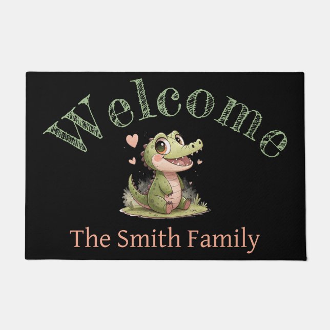 Personalisierte Tür Fußmatte (Vorderseite)