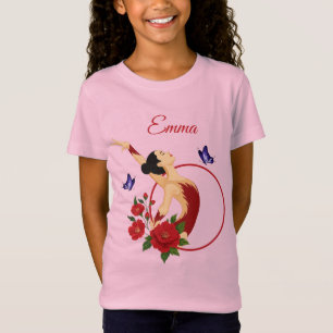 Personalisierte Turnerin T-Shirt
