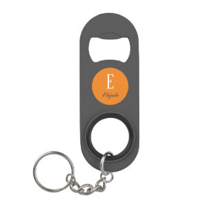Personalisierte Twilight-Monogramm-Bezeichnung und Mini Flaschenöffner
