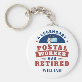 Personalisierte Typografie der entlassenen Post Of Schlüsselanhänger