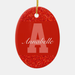 Personalisierte Typografie Keramik Ornament