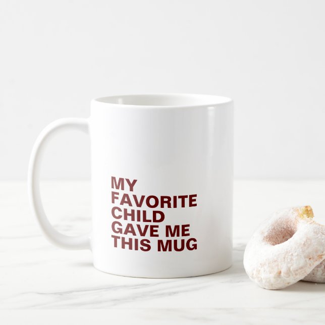 Personalisierte Typografie-Tasse mit Initial Kaffeetasse (Mit Donut)