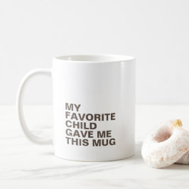 Personalisierte Typografie-Tasse mit Initial Kaffeetasse