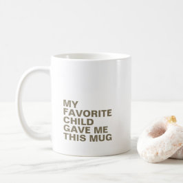 Personalisierte Typografie-Tasse mit Initial Kaffeetasse