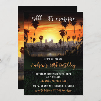 Personalisierte Überraschung 50. Geburtstag für Mä Einladung