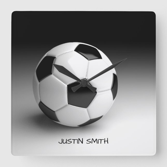 Personalisierte Uhr der Fußball-Ball (Vorderseite)