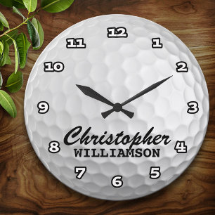 Personalisierte Uhr für den Golfball