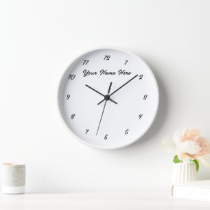 Personalisierte Uhr mit Ihrem benutzerdefinierten