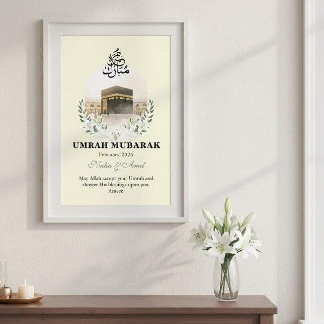 Personalisierte Umrah Mubarak Geschenke & Islamisc Poster (Von Creator hochgeladen)