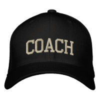 Personalisierte und bestickte Coach Cap | Hat
