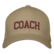 Personalisierte und bestickte Coach Cap | Hat
