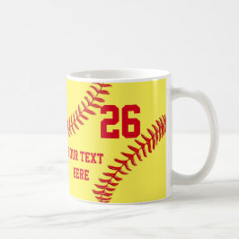 Personalisierte und billige Softball-Geschenke für Tasse