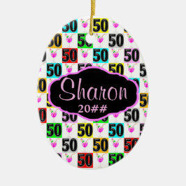 PERSONALISIERTE UND GESCHMACKVOLLE 50. ORNAMENT