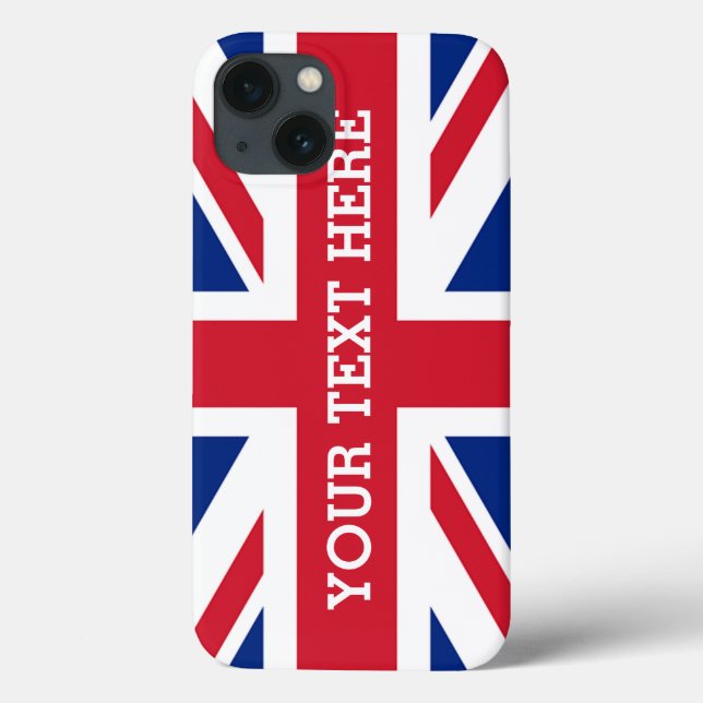 Personalisierte Union Jack-Flagge Case-Mate iPhone Hülle (Rückseite)