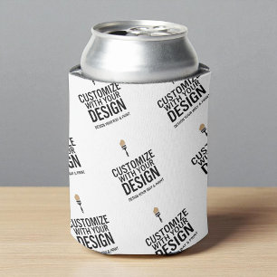 Personalisierte Unternehmensmarke Minimalistisch B Dosenkühler