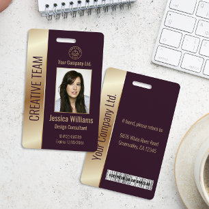 Personalisierte Unternehmensmitarbeiter-ID in Burg Ausweis