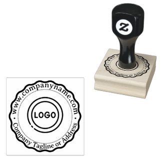 Personalisierte Unternehmenswebsite & Adresse Gummistempel