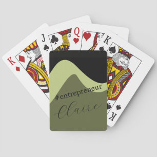 Personalisierte Unternehmer Poker Karten mit indiv Spielkarten