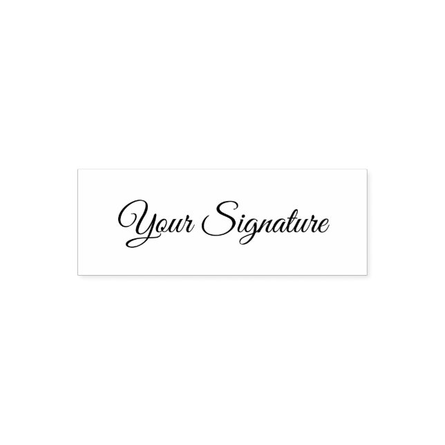 Personalisierte Unterschrift Permastempel (Design)