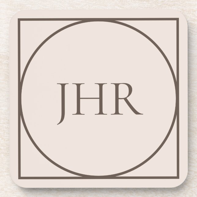 Personalisierte Untersetzer aus Kunststoff (Vorderseite)