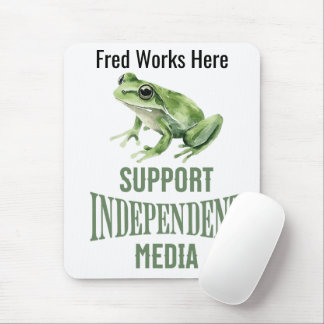 Personalisierte Unterstützung Unabhängige Medien Mousepad