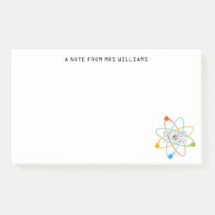 Personalisierte UP AND ATOM Lustige Wissenschaft Post-it Klebezettel