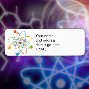 Personalisierte UP AND ATOM Wissenschaftsadresse