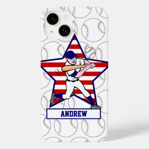 Personalisierte US Flagge Baseball Batter v1 Case-Mate iPhone Hülle