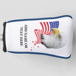 Personalisierte USA Eagle Golf Putter Cover Headcover