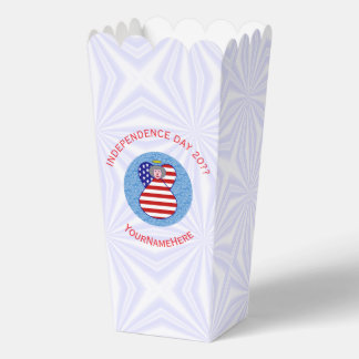 Personalisierte USA-Flagge Engel Oma Popcorn Geschenkschachtel