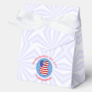 Personalisierte USA-Flagge-Engel-Oma-Zelt Geschenkschachtel