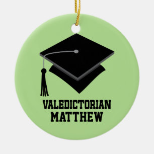 Personalisierte Valedictorian-Verzierung Keramikornament