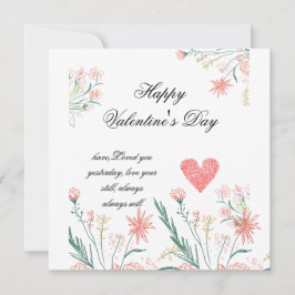 Personalisierte Valentinenkarte Save The Date