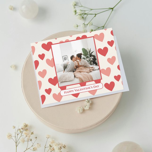 Personalisierte Valentins- Foto-Herz-Grußkarte Postkarte (Von Creator hochgeladen)